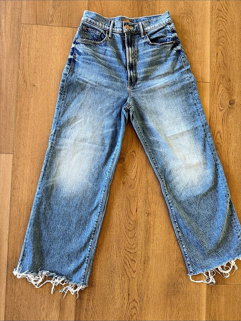 Mother The Maven Ankle Fray jeans